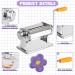 Polymer Clay Roller Machine Set with Adjustable Thickness Settings - Includes 9 Shaping Tools and 15 Cutters for DIY Crafts - Buy Online on GoSupps.com