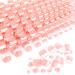 Mwoot 240Pcs Natural Fake Toenail Tips Set  Nail Art Toe Decoration Full Cover Pink White French False Toe Nail Tips for DIY Salon Foot Manicure Sticker Tools