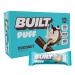 Built Bar 12 Pack High Protein and Energy Bars - Low Carb, Low Calorie, Low Sugar - Covered in 100% Real Chocolate - Delicious, Healthy Snack - Gluten Free (Coconut Puff)