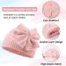 XIAOHAWANG Baby Girl Winter Hat - Cute Bow Knitted Beanie for Toddler Girls 2-6 Years (White+Pink) - Buy Online on GoSupps.com