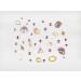 Pink Nail Art Rhinestones & Overlays Mix - Elevate Your Nail Design with Stunning Nailart Essentials - Buy Online on GoSupps.com