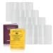Vaccination pass case set - protective cover transparent vaccination card - tearproof vaccination pap cover - vaccination pass case for the vaccination certificate for children and adults (93 mm x 130 mm) (4er set) 9.3x13 cm (4 Pack)