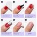 Gellen Gel Nail Polish Remover - 2Pcs with Nail File & Cuticle Pusher | Fast 2-5 Min Removal - 4 Pack | International Shipping Available - Buy Online on GoSupps.com