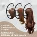 Dreamlover Hanging Wig Stand - 2 Pack Black | Wig Drying Holder - Buy Online on GoSupps.com