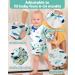 Lictin Waterproof Long Sleeve Baby Bibs 5 Pcs - Unisex Feeding Bibs for Infant Toddler 0-2 Years - Cute Cartoon Design - Multicolor - Buy Online on GoSupps.com