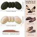 FLIGGA Anti Abrasion Heel Stickers - 4 Pairs for High Heels & Leather Shoes | Comfort Pads in Black & Beige - Buy Online on GoSupps.com