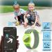 Dingfeiyu Airtag Waterproof Wristband for Kids & Adults - Adjustable Anti Lost Bracelet in Chartreuse Nylon - Buy Online on GoSupps.com
