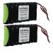 2pc 9.6V Custom NiMH 2100mAh Battery for Pk 6" Bare Lead NT8JY Futaba 4NBL/BF/BP
