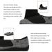 Yytcsjz Adjustable Men's Diabetic Slippers | Extra Wide Comfort Shoes for Edema Arthritis & Fasciitis - Size 11.5 Black - Buy Online on GoSupps.com