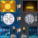 4-Piece Underwater LED Pool Lights with Remote Control - Waterproof RGB Color Changing Lighting for Pools Fountains Ponds & Aquariums | YCD-4 - Buy Online on GoSupps.com