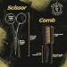 Men's Mustache Grooming Kit: Scissors and Comb Set for Precise Trimming - Travel-Friendly Facial Hair Tools - Buy Online on GoSupps.com