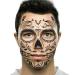 Black Web Sugar Skull Day of the Dead Temporary Face Tattoo Kit for Men and Women - Set of 2 Kits - Buy Online on GoSupps.com