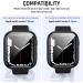Goton Waterproof 2-in-1 Case for Apple Watch Series 8 & 7 - 45mm Screen Protector - 360 Protective Glass Cover - Black - Buy Online on GoSupps.com
