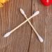 Rtengtunn 100pcs Double Head Cotton Swabs - Cosmetic Makeup & Ear Bud Cleaning Tools - Blue - Buy Online on GoSupps.com
