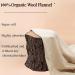 Wool Flannel Castor Oil Pack Wrap - Reusable & Highly Absorbent Compress for Liver Detox & Pain Relief - Buy Online on GoSupps.com