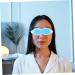 ORFOFE Cold Compress Eye Mask Ice and Heat Eye Mask Goggles PVC at Night Reusable Eye Mask - Buy Online on GoSupps.com