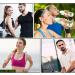 5 Non-Slip Elastic Sports Headbands for Women & Men - Silicone Hair Bands for Yoga & Golf - Buy Online on GoSupps.com