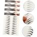 FRCOLOR 4 sheets Temporary Grooming Waterproof Decal Eyebrow Brow Makeup Hair-like Shaping on Transfers for 1 count (Pack of 1) Black - Buy Online on GoSupps.com