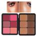 Cream Blushes Palette Facial Camouflage ing Pallet Facial Camouflage ing Pallet Correcting Cream Waterproof Long-lasting Concealer Palette For Dark Circles Pochy