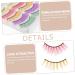 Beaupretty 5 Pairs Colored False Eyelashes Faux Lashes Eyelashes Colored Tip Long Lashes Performance Eyelashes False Lash Cosmetic Lashes Make up 3d Imitation Extend - Buy Online on GoSupps.com