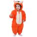 COOKY.D Baby Animal Hooded Winter Romper Warm Snowsuit Coat Newborn 3-36 Months Thicken Outfits Outerwear Jumpsuit 18-24 Months Fox