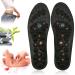 Magnetic massage insole for women men acupressure lashing scenes relaxed feet shoe inserts orthopedic to stimulate pressure points deodorant tired (size: m (EU: 41-43) color: 1 pair) m (EU: 41-43) 1 pair