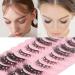 Buy Uranian Glitter Faux Mink Eyelashes - 10 Pairs Fluffy Wispy Luxury Rhinestone False Lashes for Women - Natural Look & Thick Lash Clusters - Buy Online on GoSupps.com