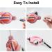 Xiiore 2-Piece Airtag Cat Neck Band with Bell - Reflective GPS Nylon Collar & Safety Buckle - Orange & Red - Buy Online on GoSupps.com