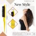 Edges Brush Set - 3 Sleek Bun Brushes for Hairdressers & Kids | Teasing & Baby Hair Brush - Yellow - Buy Online on GoSupps.com