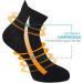 Buy 5 Pairs of Lightweight Compression Sports Socks for Men & Women - Best Running & Sneaker Socks (Black) - Buy Online on GoSupps.com