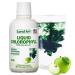 Liquid Chlorophyll Apple Flavored Cold Extracted from Wild Non-GMO Alfalfa - Alkaline - Natural Body Deodorant Antioxidant - 16 fl oz