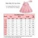 LZH Baby Girls Lace Dress | Bowknot Flower Wedding Pageant Baptism Christening Tutu Gown | Baby Pink | 3-6 Months - Buy Online on GoSupps.com