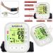 Blood Pressure Monitor with Pulse Rate Detection - Large LCD Display - BP Cuff Kit Included - Accurate Home Use Monitor (White) - Buy Online on GoSupps.com