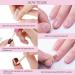 Kalolary 144PCs False Nails Set - Full Finger Acrylic Artificial Nails with Glue Stickers for Women & Girls | Nail Art DIY Decoration - Buy Online on GoSupps.com