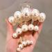 Agirlvct Pearl Hair Claw Clips - Strong Hold Styling Barrettes Gift Set for Women Girls - Non-Slip Hair Accessories (4 Pack) - Buy Online on GoSupps.com