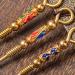 ARTIBETTER Tiny Measuring Spoons 3 Pcs Set - Retro Copper Earwax Remover & Cleaner Kit for Adults - Portable Golden Ear Wax Picker Miniature Tools - Buy Online on GoSupps.com