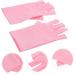 Housoutil 1 Pair Nail Gloves Gel Sun Gloves Fingerless Gloves Nail Art Accessory Fingerless Driving Gloves Nail Uv Protection Gloves for Women Moisturizing Spandex Pink Nail Polish - Buy Online on GoSupps.com