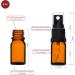 Handsunity 5ml Amber Glass Spray Bottles Set - 12 Pack with Black Atomizer & 29 Accessories | Perfect for Pharmacy & DIY Projects - Buy Online on GoSupps.com