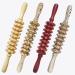 Ctwctr Wood Therapy Massage Roller Stick for Body Sculpting - Maderoterapia Kit | Muscle Pain Relief & Cellulite Reduction Tool - White - Buy Online on GoSupps.com