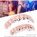Alloy Hip Hop False Teeth Set - Upper & Lower Rose Gold Teeth for Halloween Parties & Fashion Shows - Buy Online on GoSupps.com
