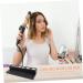 Gogogmee Curling Iron Rack Pumice Stone for Feet Hair Curler Wall Rack Hair Dryer Stand Stainless Steel Black - Buy Online on GoSupps.com