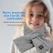 Buy LJCM Electric Heating Scarf - Breathable Cotton Adjustable Neck Pad for Comfort in Office - Gray - International Shipping Available - Buy Online on GoSupps.com