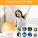 Ghustar Lichtwecker Wake Up Light - Daylight Alarm Clock with Sunrise & Sunset 7 Colors 2 Alarms 7 Natural Sounds FM Radio 20 Brightness Levels Ideal LED Night Light for Adults - Buy Online on GoSupps.com