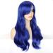 Colorful Panda Long Curly Cosplay Wig, 28inch Royal Blue - Halloween Costume Party Synthetic Wig for Women - Buy Online on GoSupps.com