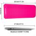 2 Pieces Heat Resistant Mat Pouches for Curling Irons Hair Straightener Flat Irons and Hair Styling Tools 28.5cm x 14cm Pink&Black Pink&black Mat Pouch - Buy Online on GoSupps.com