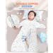Moxtoyu 100% Cotton 2.5 Tog Baby Sleep Bag | Wearable Blanket with Double Zipper | Removable Sleeves | Newborn Essentials | White L (12-18M) - Buy Online on GoSupps.com