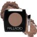 Palladio Brow Powder for Eyebrows Soft and Natural Eyebrow Powder with Jojoba Oil & Shea Butter Helps Enhance & Define Brows Compact Size for Purse or Travel Includes Applicator Brush Soft Brown