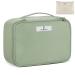 Pocmimut Makeup Bag Cosmetic Bag for Women Cosmetic Travel Makeup Bag Large Travel Toiletry Bag for Girls Make Up Bag Brush Bags Reusable Toiletry Bag(Green) Green Single Layer
