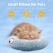 Buy Jognee Pillows for Cats | Soft Fluffy Cat Mint Toys | U-Shaped Plush Pillows for Sleep & Play (Blue) - Buy Online on GoSupps.com