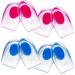 Gel Silicone Heel Pads/Cups 4 Pairs Heel Lifts for Achilles Tendonitis Shoe Wedge Inserts for Plantar Fasciitis Sore Heel Heel Spur and Heel Pain Relief Heel Support for Men and Women(Small/Medium)
